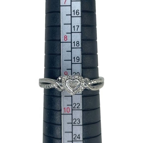 Sterling Silver Bridal Band 1/4 CTTW - Picture 15 of 15